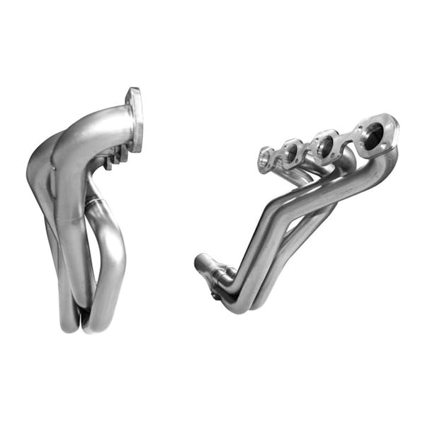 Kooks Custom Headers 10212450 1 7/8 in. x 3 1/2in. Stainless Steel Long Tube Headers with Adapter Plate Kit.