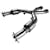 Kooks Custom Headers 11203300 GREEN Catted X-Pipe