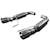 Kooks Custom Headers 11516200 Axle Back Exhaust System