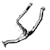 Kooks Custom Headers 13533100 Off Road Turbo Back Down Pipe