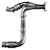 Kooks Custom Headers 28563300 GREEN Catted Y-Pipe