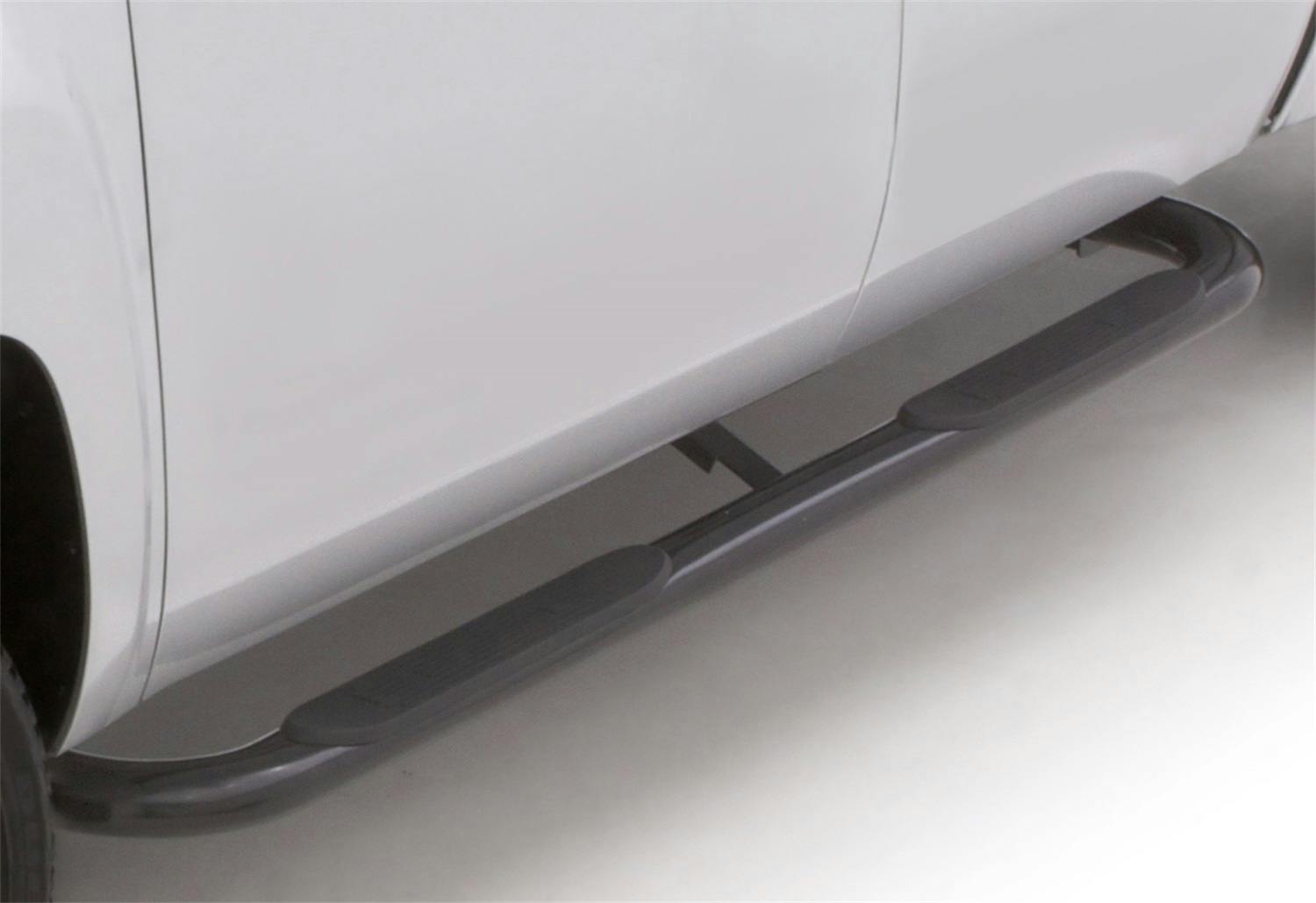 LUND 23485963 4 Inch Oval Curved Nerf Bar - Black