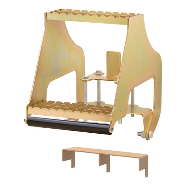 LUVERNE 409924-409926L RETRAC HighRise Folding Rear Entry Step (Fits 3" x 2" Bumper Beam)