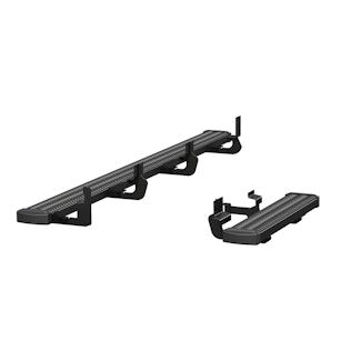 LUVERNE 415100-401744 Grip Step 7" x 36", 100" Black Aluminum Running Boards, Select Ford E-Transit
