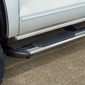 LUVERNE 477113-401733 Regal 7 Polished Stainless 113" Oval W2W Steps, Select Ford F-250, F-350, F-450
