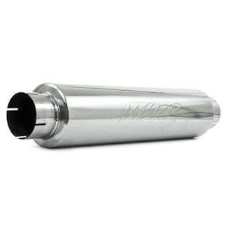 MBRP Exhaust M1004 4in. inlet/outlet. Quiet tone muffler. 24in. body. 6in. diameter. 30in. overall