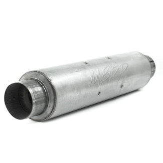 MBRP Exhaust M1004A 4in. inlet/outlet. Quiet tone muffler. 24in. body. 6in. diameter. 30in. Overall