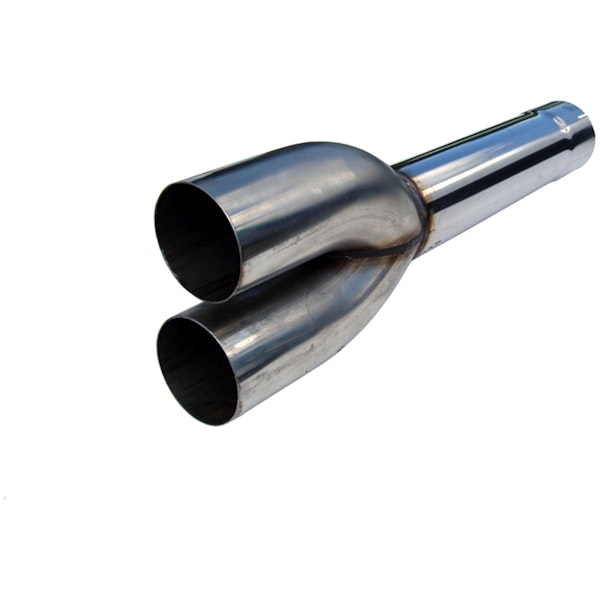 MBRP Exhaust MDDS927 Dual Muffler Delete Pipe 4in. Inlet/Outlet 27.5in. Overall; T409