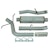 MBRP Exhaust S5062AL 3in. Cat Back; Single Side; AL