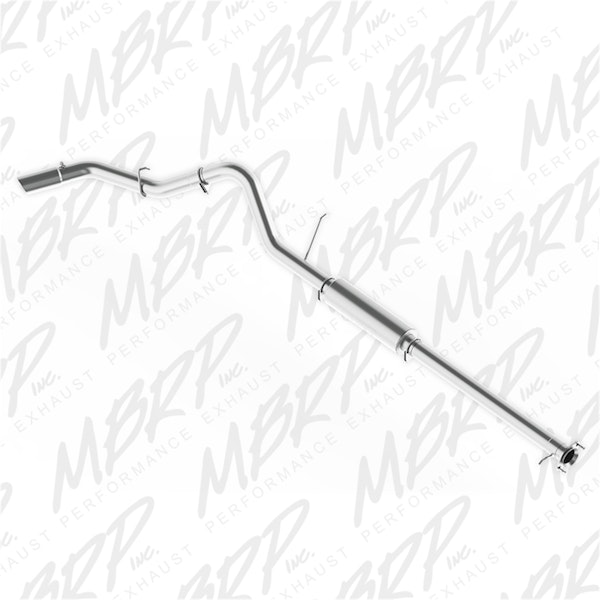 MBRP Exhaust S5076AL 3 1/2in.Cat Back; Single Side; AL