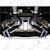 MBRP Exhaust S7036BLK 3in. Dual Axle Back; Quad Tips; Black Coated