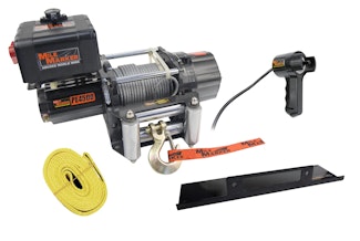 Mile Marker 76-50115BW PE4500 (ES) 12V Waterproof Winch Permanent Magnet Motor with Standard Electronic