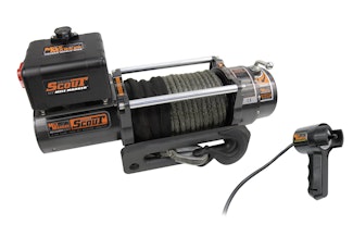 Mile Marker 77-53141W SEC8 (ES) Scout 12V Waterproof Winch with Synthetic Rope
