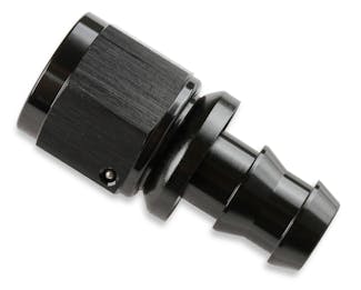 Mr. Gasket 200106-BL -6 ST HOSE END PUSH-ON BLACK