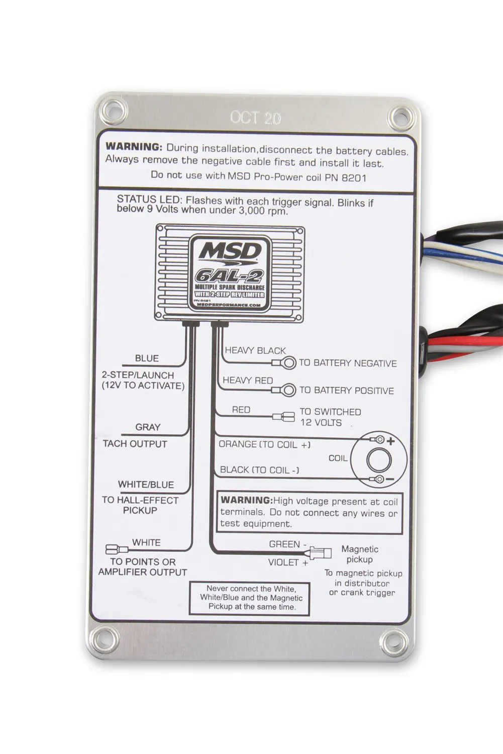 MSD Performance 64213 MSD 6AL-2 Ignition Control - Black
