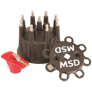 MSD Performance 79193 Repl. Cap & Rotor, Black Pro Mag Lite
