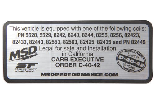 MSD Street Fire Coil Set 8pk 5.7L/6.1L Dodge Hemi