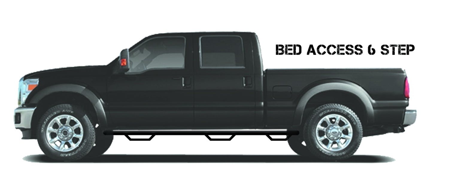 Bed Access Black-T0798CC-6-TX n-FAB T0798CC-6-TX Textured Black Nerf Step 2 Pack 