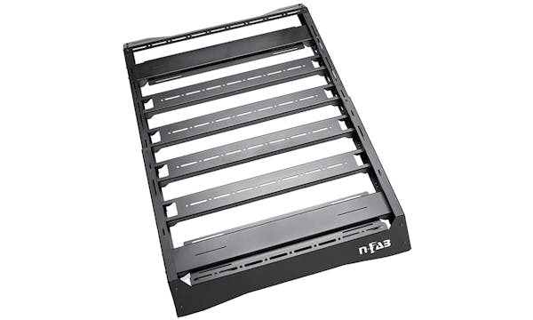 N-FAB U38253800 Universal Roof Rack, Textured Black