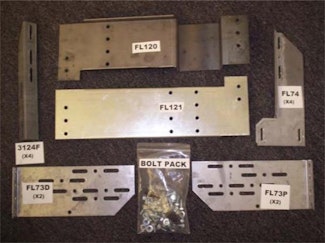 Owens Products 10-1012 BRACKET KIT FOR 3154-01; 3157-01 (MUST ORDER SEPARATELY)