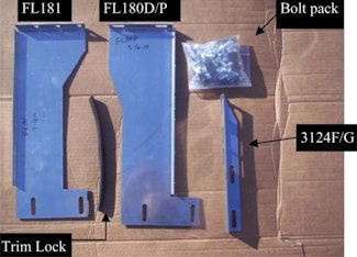 Owens Products 10-1017 BRACKET KIT FOR 3156-01 (MUST ORDER SEPARATELY)