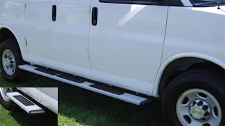 Owens Products OC513796N-01 UNIVERSAL 40IN. DRIVER/99IN. PASSENGER BOARDS NICKEL