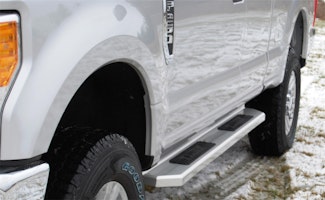 Owens Products 31002-01 GlaStep Plus Custom Fiberglass Cab Length Running Boards Owens Products 31002-01 GlaStep Plus Custom Fiberglass Cab Length Running Boards