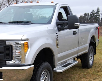 Owens Products 31003-01 GlaStep Plus Custom Fiberglass Cab Length Running Boards