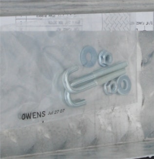 Owens Products J-BOLT PK J-Bolt Mounting Kit