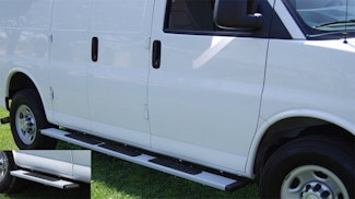 Owens Products OC5137117B-01 UNIVERSAL 40IN. DRIVER/120IN. PASSENGER BOARDS TEXTURED BLACK