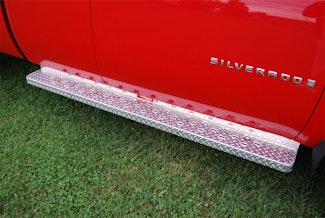 Owens Products 82334G-01 OWENS COMMERCIAL RUNNING BOARDS-DIAMOND W/O STONE GUARD WITH STAR BURST GRIP