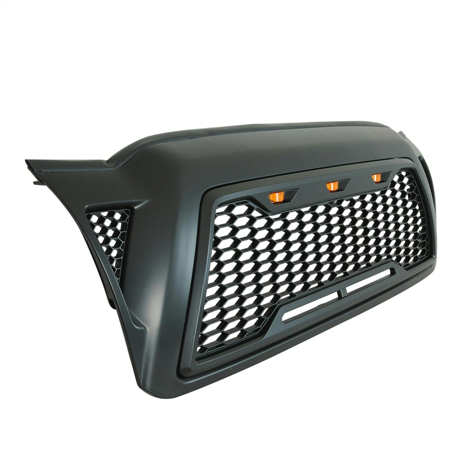 Paramount Automotive 41-0202MB Matte Black ABS LED Impulse Mesh Grille