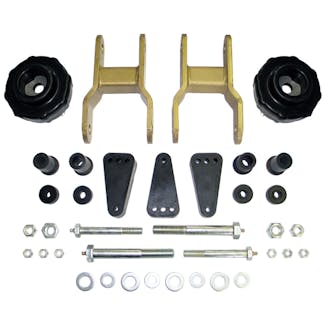 Performance Accessories PATL221PA 2" Level and Lift Kit 2WD/4WD Gas Coil Spacer and Shackle 6-Lug