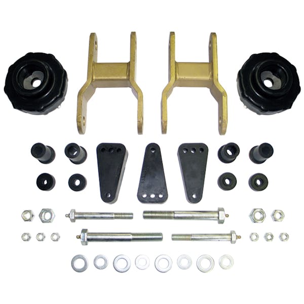 Performance Accessories PATL221PA 2" Level and Lift Kit 2WD/4WD Gas Coil Spacer and Shackle 6-Lug