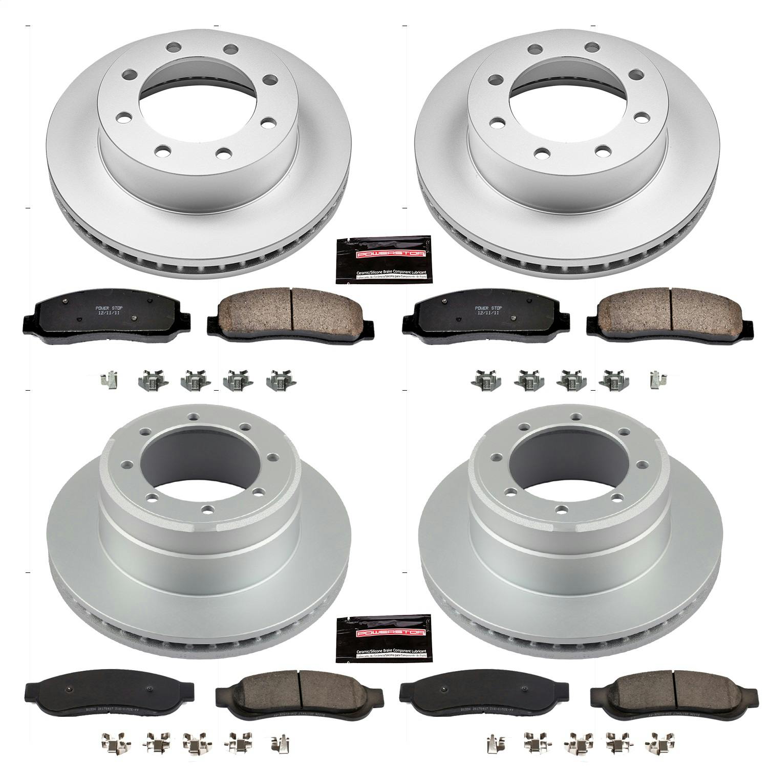 Power Stop LLC CRK5576 Z17 Evolution Brake Kit with Genuine Geomet