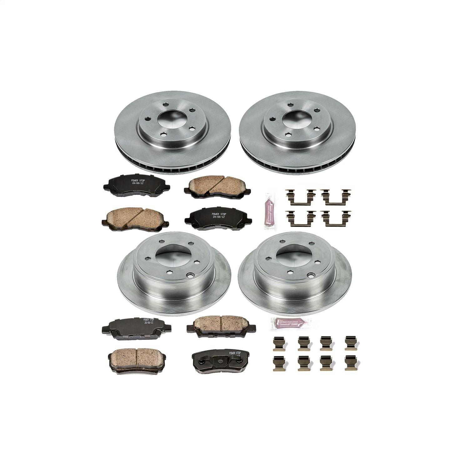 Autospecialty KOE4017 1-Click OE Replacement Brake Kit
