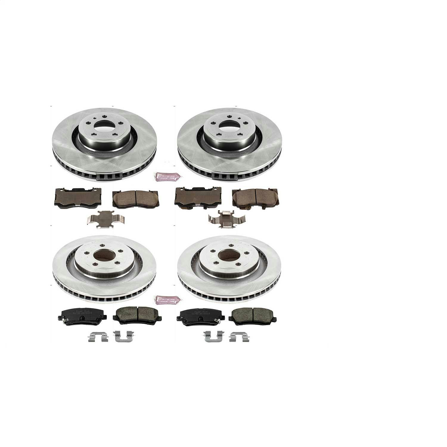 KOE4246 Front and Rear Autospecialty Daily Driver OE Brake Kit