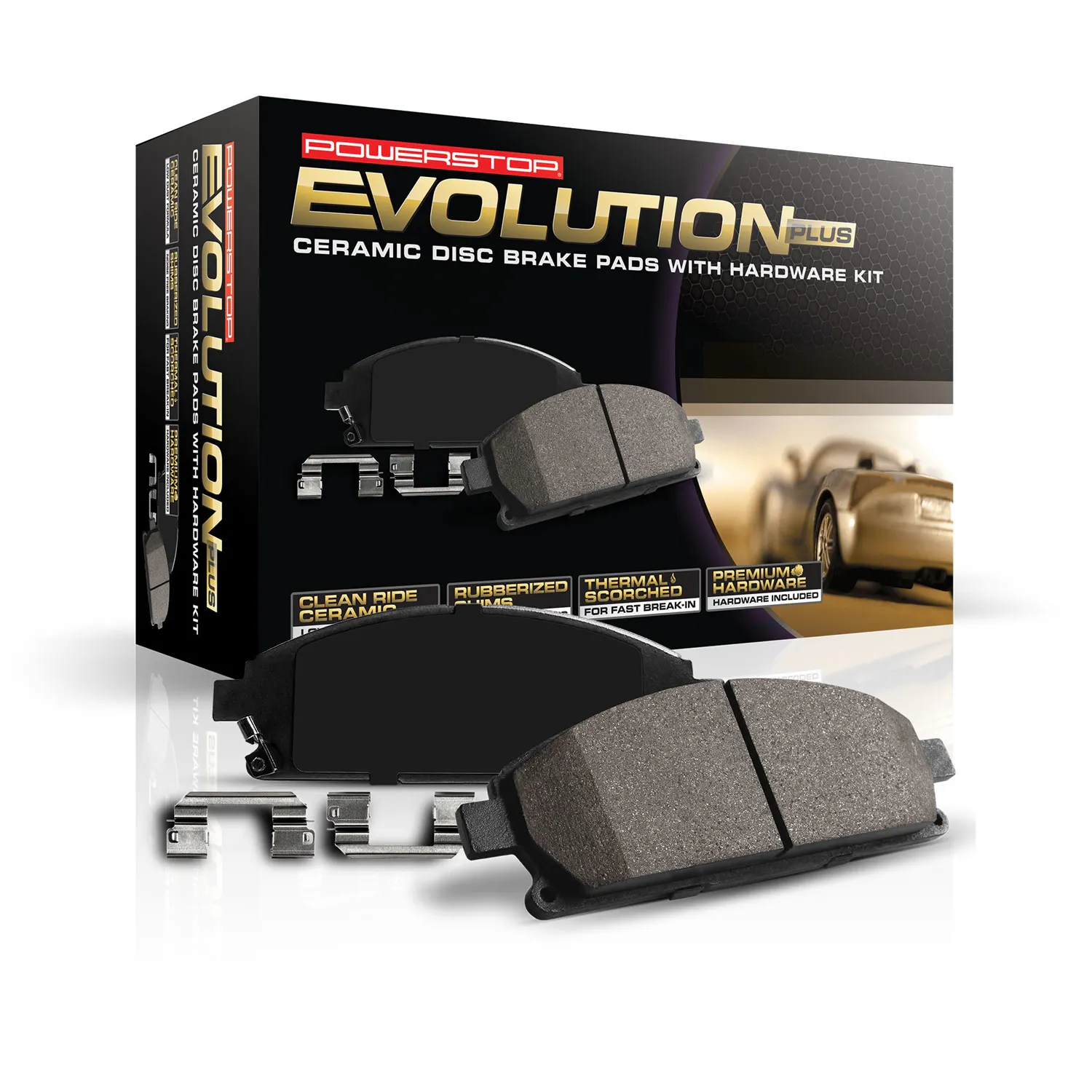 Power Stop LLC 17-1479 Z17 EVO CERAMIC PAD W/HDW