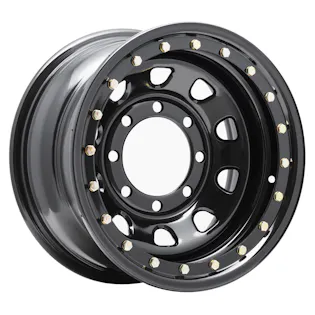 Pro Comp Steel Wheels 252-6181 16x10 8x6.5 4in BS Gloss Black D-Window