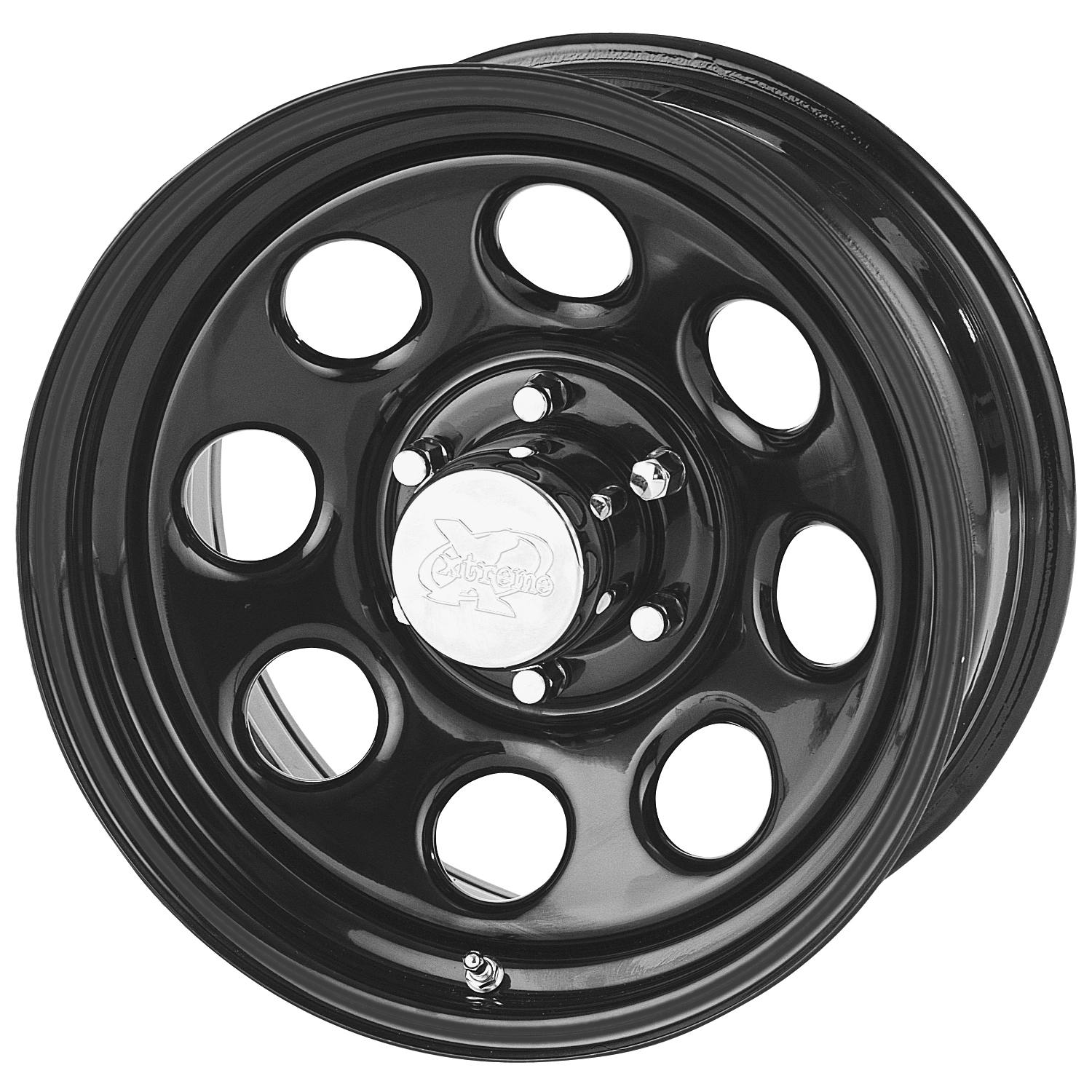 15x8/6x5.5 Pro Comp Steel Wheels Series 97 Wheel with Flat Black Finish