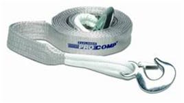 CURT 83036 14' Yellow Cargo Strap with J-Hooks (1,667 lbs.)