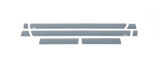 Putco 9751236BP Black Platinum Rocker Panels