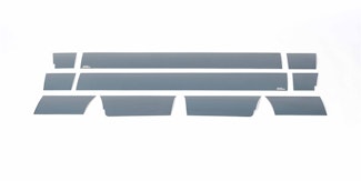 Putco 9751412BP Black Platinum Rocker Panels