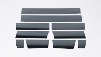 Putco 9751431BP Black Platinum Rocker Panels