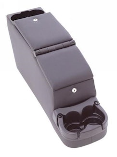 Rampage Products 31611 Deluxe Locking Center Console; Gray