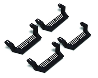 Rampage Products 26410034 Rock Rail Nerf Step; Black