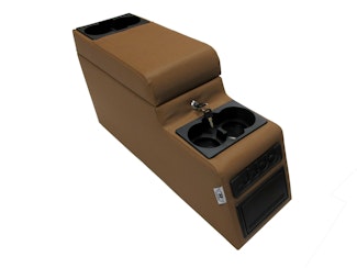 Rampage Products 31517 Locking Center Console; Spice; 27.25 in x 8.75 in. x 12.5 in