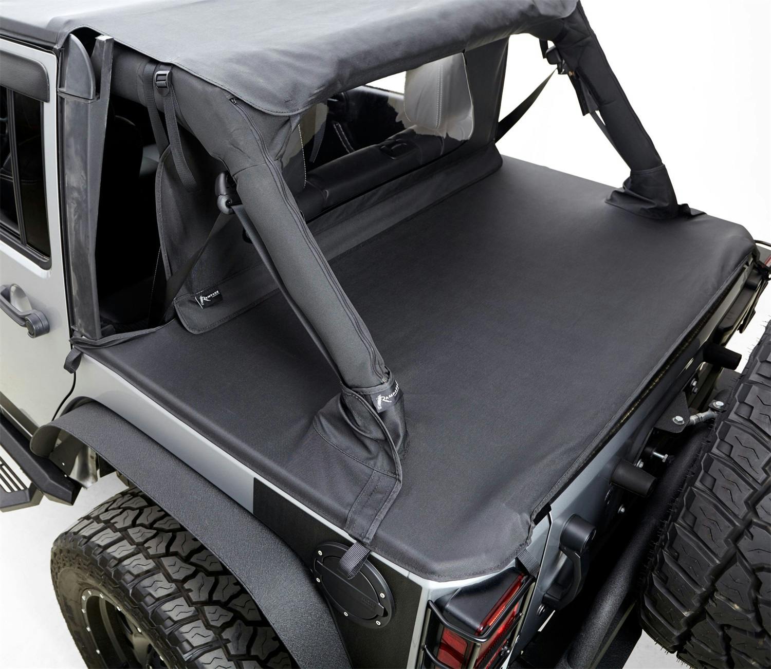 Rampage Products 731135 Tonneau Cover; Black Diamond