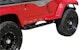 Rampage Products 8628 Body Side 3 in. Round Step Bar Wheel -To- Wheel; w/Step; Black Powder Coat; Pair
