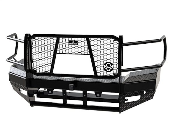 Ranch Hand FBD195BLRC Sport Winch-Ready Front Bumper with Grille Guard